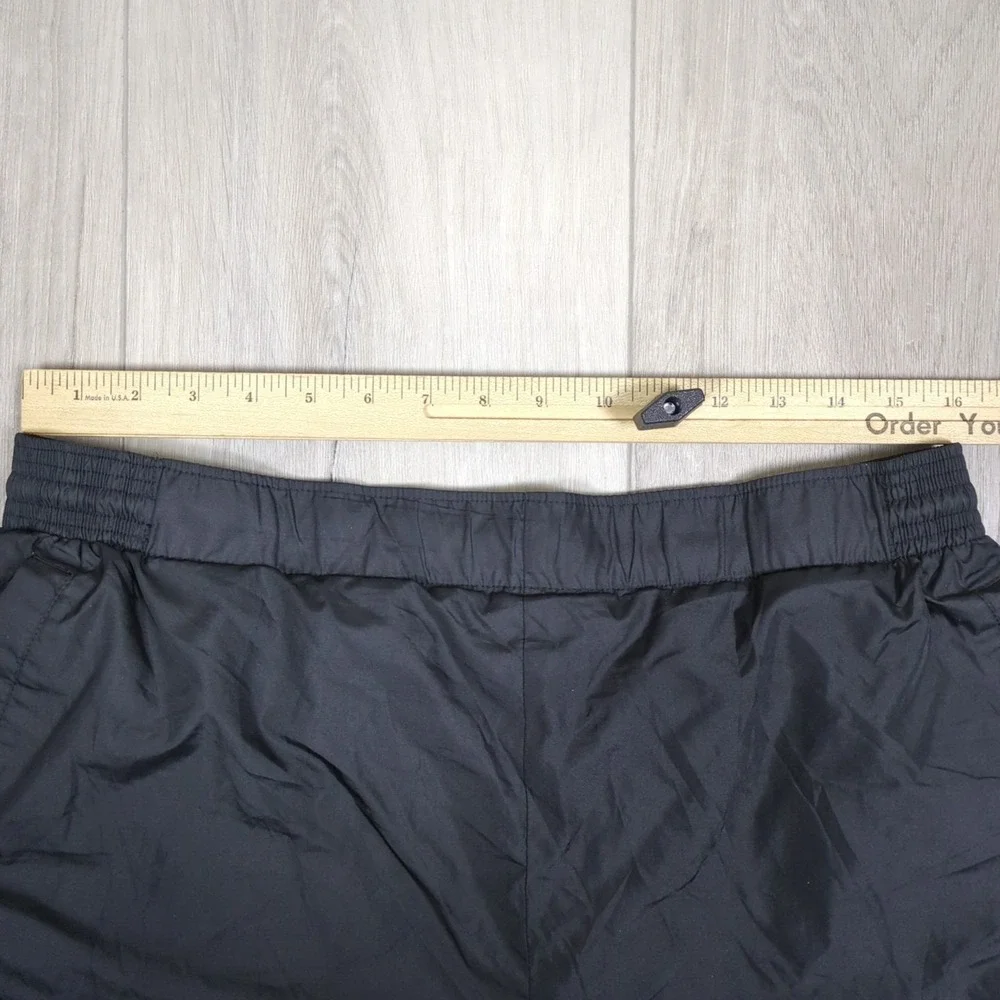 Vintage Nike Windbreaker Track Pants Youth Extra Large Black Y2K Boys Ankle Zip